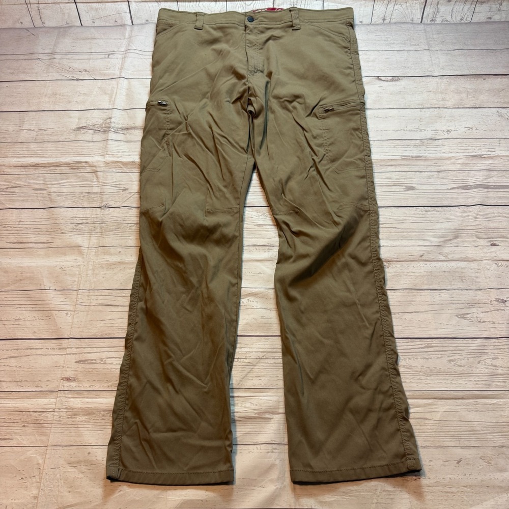 Wrangler Outdoor Pants Nylon Stretch Khkai Performance Lightweight Men's‎ 40x32